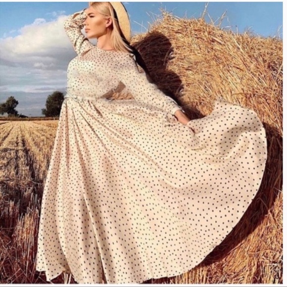 Wrinkled midi dress - Picture 3 of 9